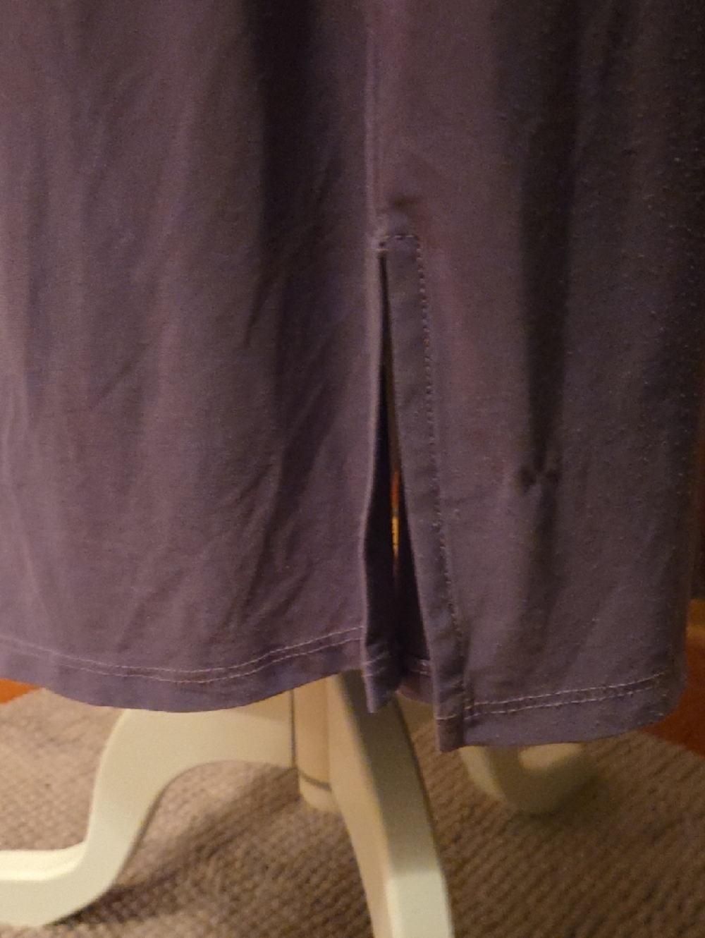 FREE with Purchase L/XL Women’s Purple Lace-Shoulder Sleep Gown - Picture 9 of 9